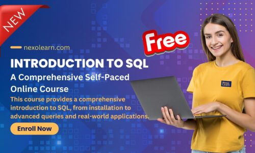 Introduction to SQL –  A Comprehensive Self-Paced Online Course